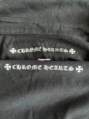 【現貨】【過驗】Chrome Hearts 25SS 馬蹄梵文 925純銀扣 Polo衫短袖T恤 CH克羅心 水洗灰：圖片 13