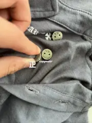 【現貨】【過驗】Chrome Hearts 25SS 馬蹄梵文 925純銀扣 Polo衫短袖T恤 CH克羅心 水洗灰：圖片 14