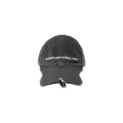 巴黎 BLC 23SS 鐵環鐵扣 網址網站 作舊 刺繡 老帽 鴨舌帽 棒球帽 帽子：圖片 4