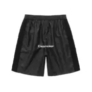 【現貨】1V 25SS 暗紋老花字母logo 滿版 暗黑 短褲休閒褲褲子 黑色：圖片 5