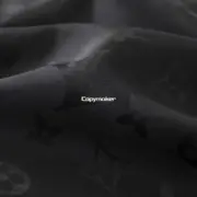 【現貨】1V 25SS 暗紋老花字母logo 滿版 暗黑 短褲休閒褲褲子 黑色：圖片 9