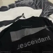 DESCENTDANT 24SS DCDT CACHALOT 背後大鯨魚 日系寬鬆 短袖T恤：圖片 10