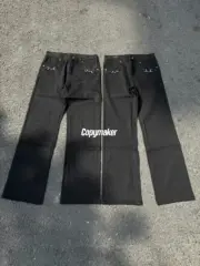 【預售】【過驗】GUC 26SS Horsebit detail 馬蹄扣水洗丹寧牛仔褲長褲工裝褲 直筒微喇 原色黑色：圖片 2