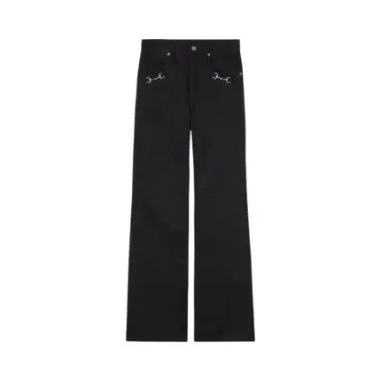 【預售】【過驗】GUC 26SS Horsebit detail 馬蹄扣水洗丹寧牛仔褲長褲工裝褲 直筒微喇 原色黑色