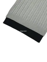 【現貨】Ra1ph Lauren Polo 小馬刺繡 麻花針織老錢風 polo衫短袖T恤 黑色/灰色：圖片 17