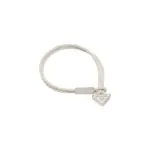 【預售】【新年福利】【過驗】PRA 三角標 Nappa小羊皮 手鏈手環手繩 經典款 黑色/米白