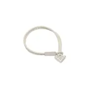 【預售】【新年福利】【過驗】PRA 三角標 Nappa小羊皮 手鏈手環手繩 經典款 黑色/米白