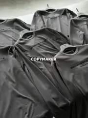 Alexander Wang 24FW 發泡閃粉印花 簡約圓領長袖T恤 水洗花崗岩色：圖片 12