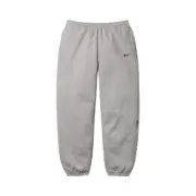 【預售】Sup x NK SS25 聯名 大勾勾鉤子 長褲休閒褲棉褲衛褲 黑色/灰色：圖片 5