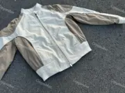 D1OR 23SS Bomber Jacket 拼色拼接 尼龍鋪棉 飛行夾克外套 廓型 MA-1：圖片 7