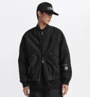 D1OR x STONE ISLAND 24SS 聯名羅盤 桑蠶絲棉服夾克外套 鉑金防水棉：圖片 4