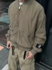 D1OR x STONE ISLAND 24SS 聯名羅盤 桑蠶絲棉服夾克外套 鉑金防水棉：圖片 11