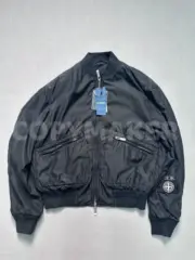 D1OR x STONE ISLAND 24SS 聯名羅盤 桑蠶絲棉服夾克外套 鉑金防水棉：圖片 12