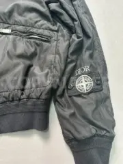 D1OR x STONE ISLAND 24SS 聯名羅盤 桑蠶絲棉服夾克外套 鉑金防水棉：圖片 15