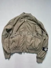 D1OR x STONE ISLAND 24SS 聯名羅盤 桑蠶絲棉服夾克外套 鉑金防水棉：圖片 21