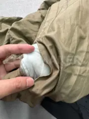 D1OR x STONE ISLAND 24SS 聯名羅盤 桑蠶絲棉服夾克外套 鉑金防水棉：圖片 33