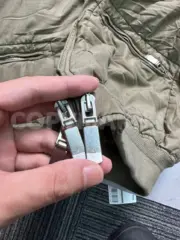 D1OR x STONE ISLAND 24SS 聯名羅盤 桑蠶絲棉服夾克外套 鉑金防水棉：圖片 35