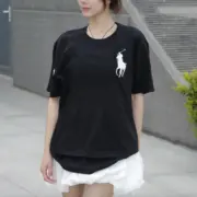 【現貨】【福利回饋免運】Ra1ph Lauren Polo 大馬刺繡 簡約素色 短袖T恤 黑色 合身版型：圖片 4