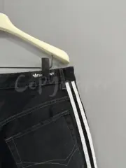 巴黎 BLC x AD 聯名 23SS條紋 破壞破洞流蘇 牛仔短褲 牛仔褲 休閒褲：圖片 8