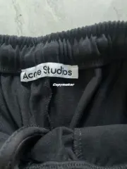 【現貨】Acne Studios 24FW 簡約素色小logo 經典直筒 棉褲休閒褲長褲：圖片 9