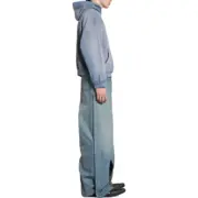 巴黎 BLC 23FW 經典logo 水洗做舊褪色 漸變漸層霧霾藍 帽T連帽衛衣帽衫：圖片 5