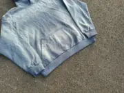 巴黎 BLC 23FW 經典logo 水洗做舊褪色 漸變漸層霧霾藍 帽T連帽衛衣帽衫：圖片 10