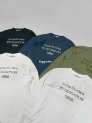【預售】【雙11新品】Acne Studios 25FW 1996 水洗做舊經典logo 圓領純棉短袖T恤 五色：圖片 5