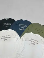 【預售】【雙11新品】Acne Studios 25FW 1996 水洗做舊經典logo 圓領純棉短袖T恤 五色：圖片 6