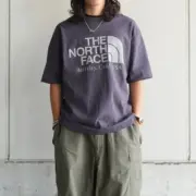 【預售】TNF 24SS Purple Label Logo Tee 北臉日製紫標 雙層領撞色 印花短袖T恤：圖片 7