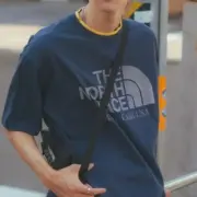 【預售】TNF 24SS Purple Label Logo Tee 北臉日製紫標 雙層領撞色 印花短袖T恤：圖片 9