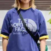 【預售】TNF 24SS Purple Label Logo Tee 北臉日製紫標 雙層領撞色 印花短袖T恤：圖片 10