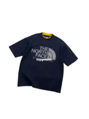 【預售】TNF 24SS Purple Label Logo Tee 北臉日製紫標 雙層領撞色 印花短袖T恤：圖片 13