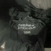 【現貨】Acne Studios 24FW 水洗做舊經典logo 素面簡約 圓領純棉長袖T恤：圖片 5