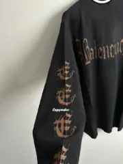 【預售】【福利回饋】巴黎 BLC 23FW Heavy Metal T-shirt 梵文泥染做舊 長袖T恤：圖片 7