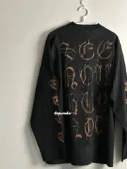 【預售】【福利回饋】巴黎 BLC 23FW Heavy Metal T-shirt 梵文泥染做舊 長袖T恤：圖片 8