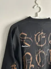 【預售】【福利回饋】巴黎 BLC 23FW Heavy Metal T-shirt 梵文泥染做舊 長袖T恤：圖片 9