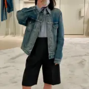 Maison Margiela 22FW 馬吉拉 水洗做舊無領牛仔外套夾克 單寧外套 mm6：圖片 7