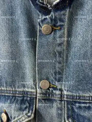 Maison Margiela 22FW 馬吉拉 水洗做舊無領牛仔外套夾克 單寧外套 mm6：圖片 16