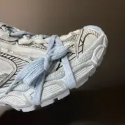 【預售】巴黎 BLC 3XL 時尚復古作舊 增高 老爹鞋 休閒鞋 XXXL 牛仔淺藍：圖片 5