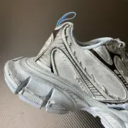 【預售】巴黎 BLC 3XL 時尚復古作舊 增高 老爹鞋 休閒鞋 XXXL 牛仔淺藍：圖片 6