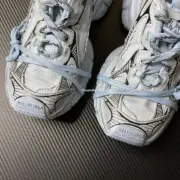 【預售】巴黎 BLC 3XL 時尚復古作舊 增高 老爹鞋 休閒鞋 XXXL 牛仔淺藍：圖片 11