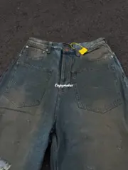 【現貨】【福利回饋】巴黎 BLC 24FW BAGGY 反轉口袋水洗破洞大破壞 丹寧牛仔褲 直筒褲：圖片 7