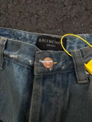 【現貨】【福利回饋】巴黎 BLC 24FW BAGGY 反轉口袋水洗破洞大破壞 丹寧牛仔褲 直筒褲：圖片 8