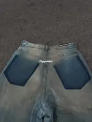 【現貨】【福利回饋】巴黎 BLC 24FW BAGGY 反轉口袋水洗破洞大破壞 丹寧牛仔褲 直筒褲：圖片 10