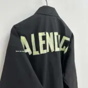 巴黎 BLC 23SS 秀款 膠帶 繃帶logo 水洗做舊 長袖襯衫 夾克：圖片 7