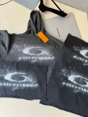 【準現貨】【福利回饋】 BLC 25FW 單環環形水洗煙霧logo 褪色帽T連帽衛衣帽衫 黑色：圖片 5