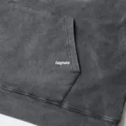 【準現貨】【福利回饋】 BLC 25FW 單環環形水洗煙霧logo 褪色帽T連帽衛衣帽衫 黑色：圖片 12