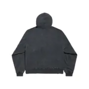 【準現貨】【福利回饋】 BLC 25FW 單環環形水洗煙霧logo 褪色帽T連帽衛衣帽衫 黑色