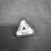 Palace 24SS SOFAR T-SHIRT 三角刺繡小標 素色簡約基本款 短袖T恤：圖片 3