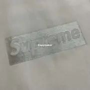 【現貨】Sup 22SS 芝加哥開業限定 box logo boxlogo bogo  圓領短袖T恤 金屬色/銀標：圖片 4